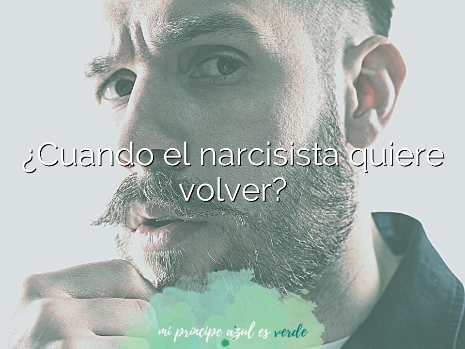 ¿Cuando el narcisista quiere volver?