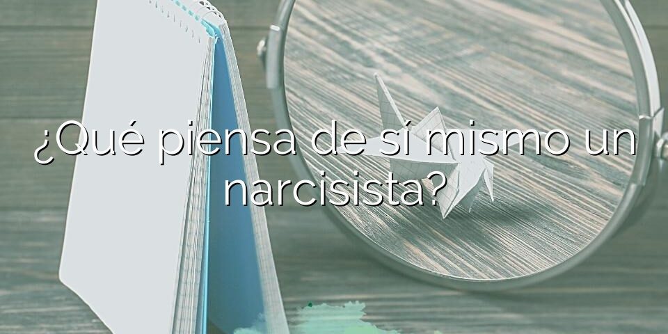 ¿Qué piensa de sí mismo un narcisista?