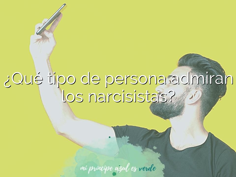 ¿Qué tipo de persona admiran los narcisistas?